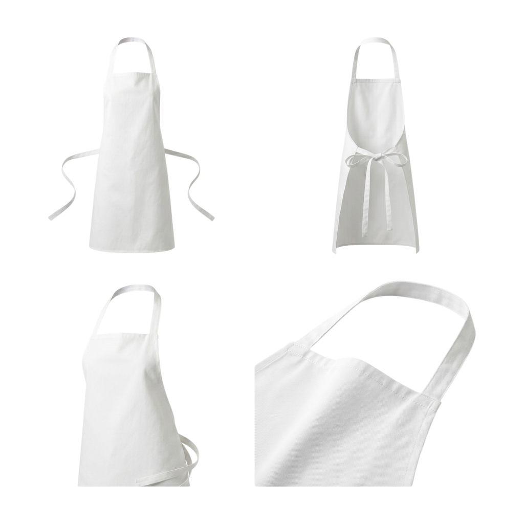 Premium Disposable Therapist Aprons | White, 40 GSM (Non-Woven Spunbond)
