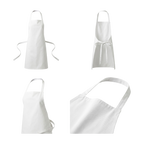 Premium Disposable Therapist Aprons | White, 40 GSM (Non-Woven Spunbond)