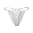 Premium Disposable Bikini Briefs & G-String Alternative for Spa & Waxing | White, 60 GSM (Spunlace Fabric)