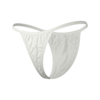 Premium Disposable Bikini Briefs & G-String Alternative for Spa & Waxing | White, 60 GSM (Spunlace Fabric)