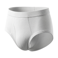 Premium Disposable Male Briefs for Spa & Massage | White, 60 GSM (Spunlace Fabric)