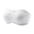 Premium Disposable Spa Bandeau Bra | White, 60 GSM Bra Substitute (Spunlace Fabric)