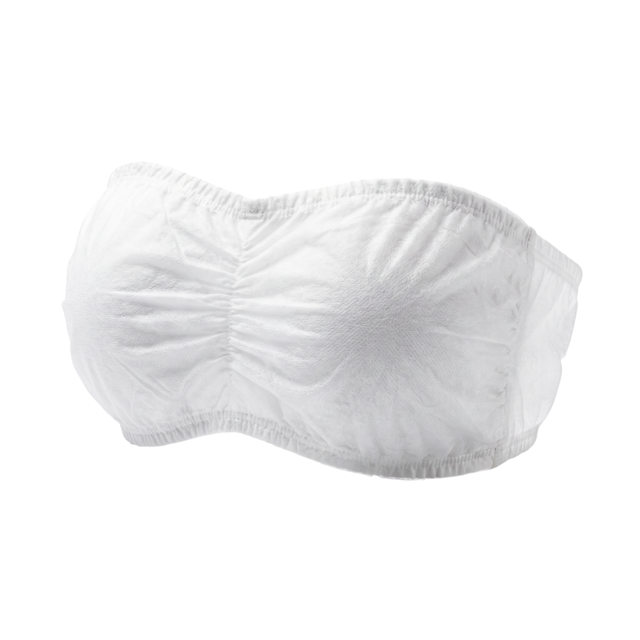 Premium Disposable Spa Bandeau Bra | White, 60 GSM Bra Substitute (Spunlace Fabric)