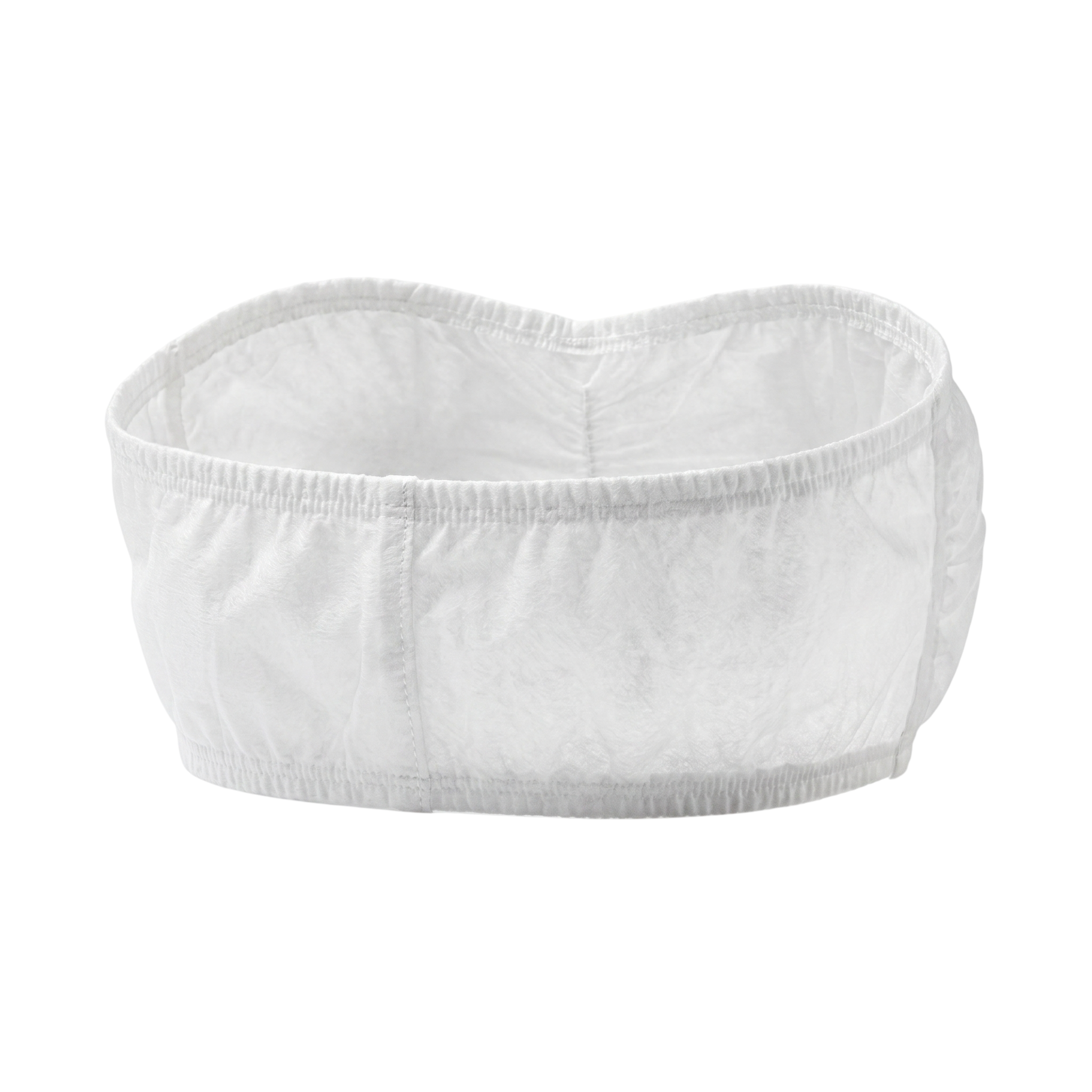 Premium Disposable Spa Bandeau Bra | White, 60 GSM Bra Substitute (Spunlace Fabric)
