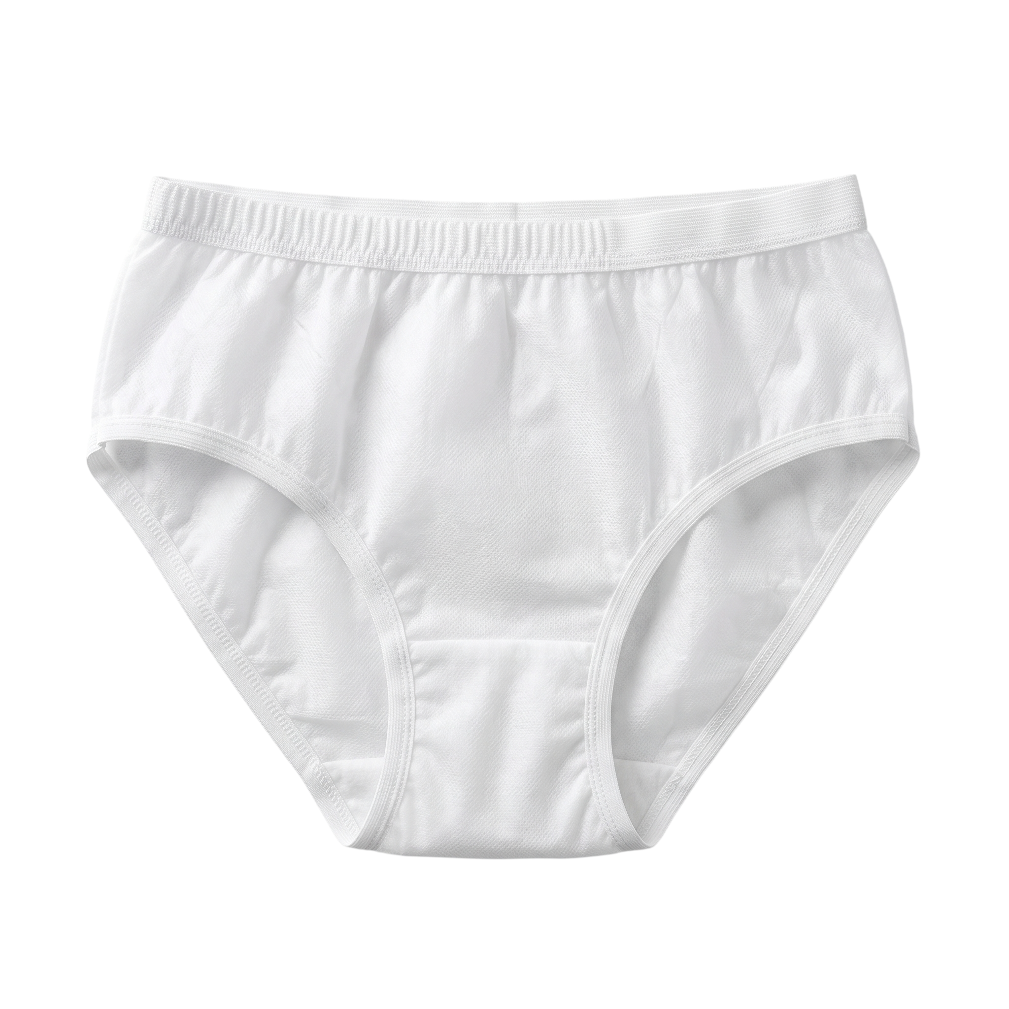 Premium Disposable Unisex Briefs for Spa & Massage | White, 60 GSM (Spunlace Fabric)
