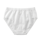 Premium Disposable Unisex Briefs for Spa & Massage | White, 60 GSM (Spunlace Fabric)