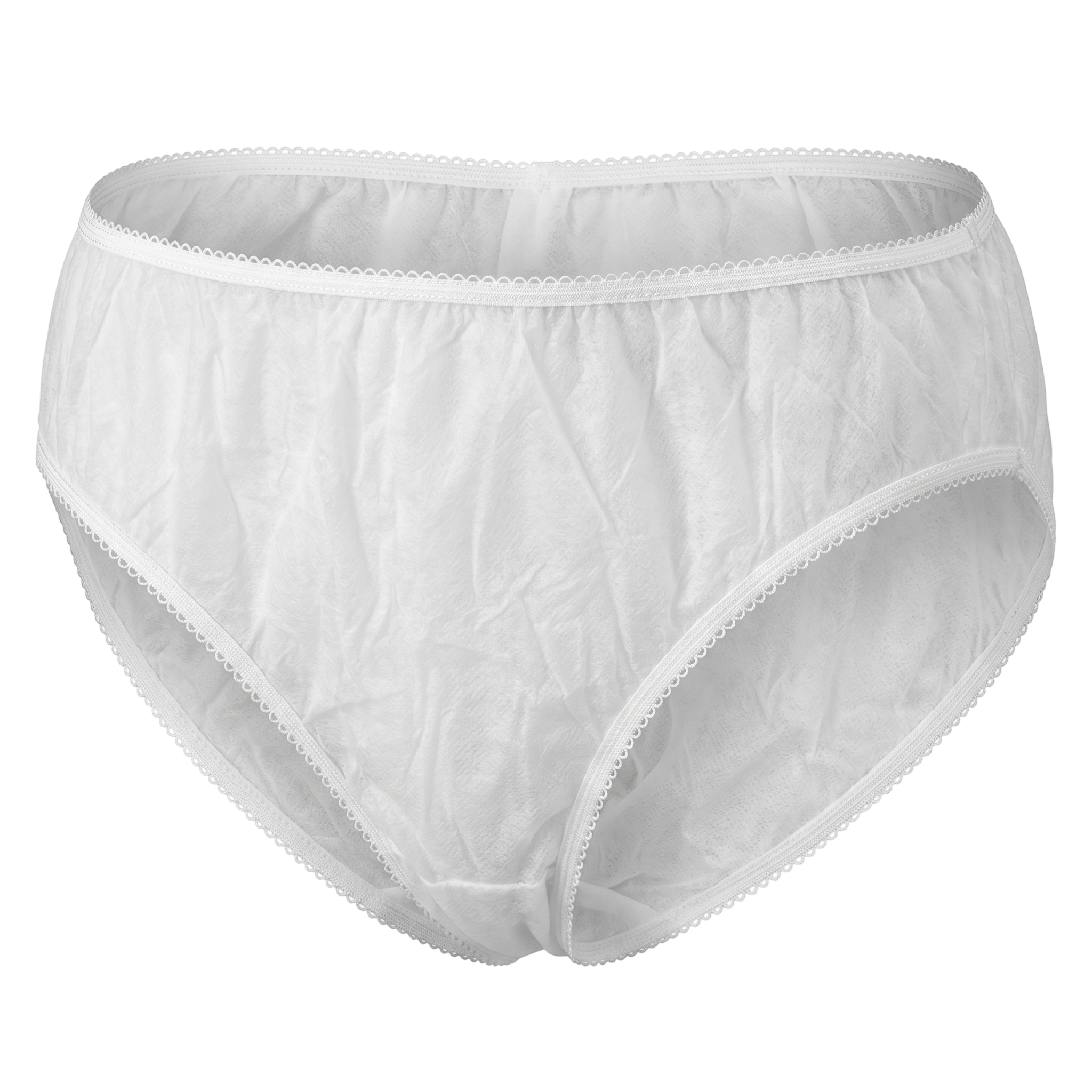 Standard Disposable Spa Panties | White, 40 GSM (Non-Woven Spunbond)