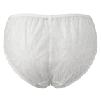 Standard Disposable Spa Panties | White, 40 GSM (Non-Woven Spunbond)