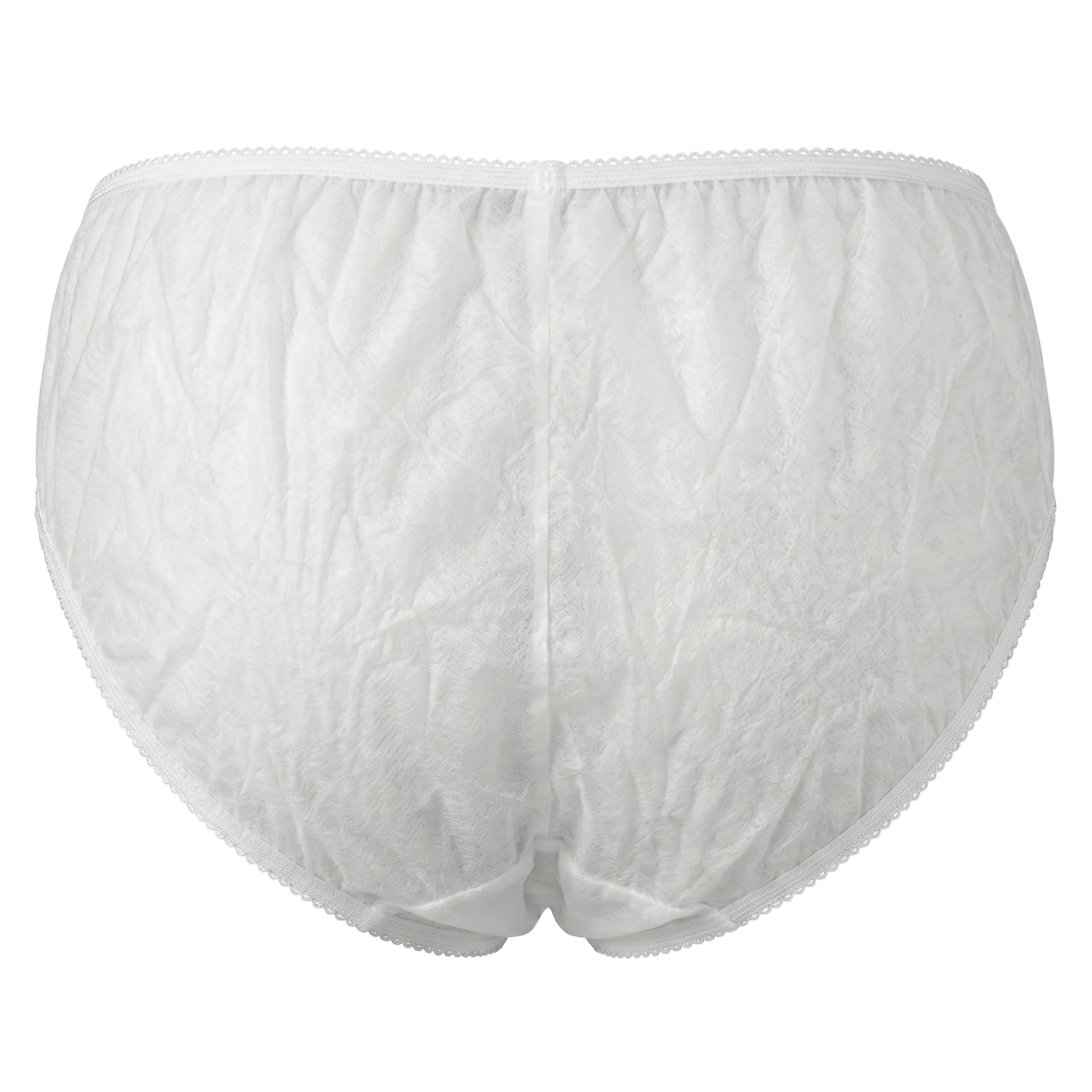 Standard Disposable Spa Panties | White, 40 GSM (Non-Woven Spunbond)